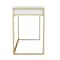 Martha Stewart 19.75 in. D X 47.25 in. W X Engineered Wood, Steel, White/Polished Brass ZG-ZP-028-WH-GLD-MS - alternate 10